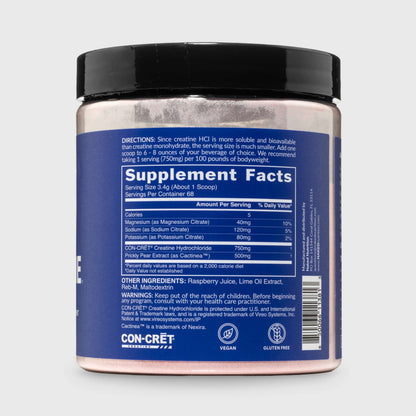Raspberry Lime Creatine HCl Powder - Raspberry Lime with a Convenient Training - Day Formula