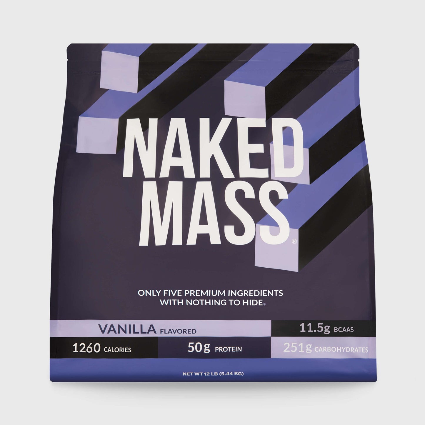 Vanilla Mass Gainer Protein Supplement - Vanilla 12LB for Easy Protein and Calorie Mixing