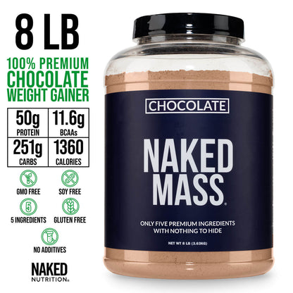 Chocolate Mass Gainer Protein Supplement - Chocolate for Easy Protein and Calorie Mixing