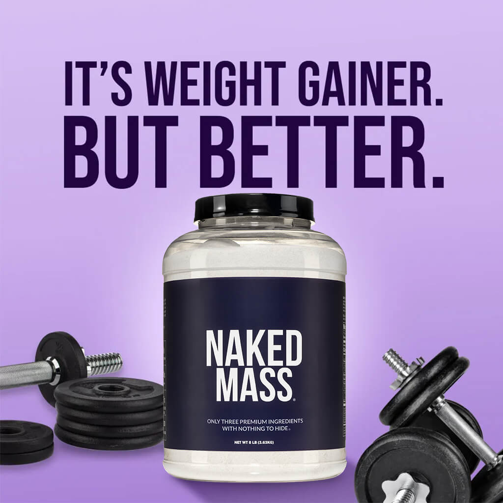 Mass Gainer Protein Supplement - Unflavored for Easy Protein and Calorie Mixing