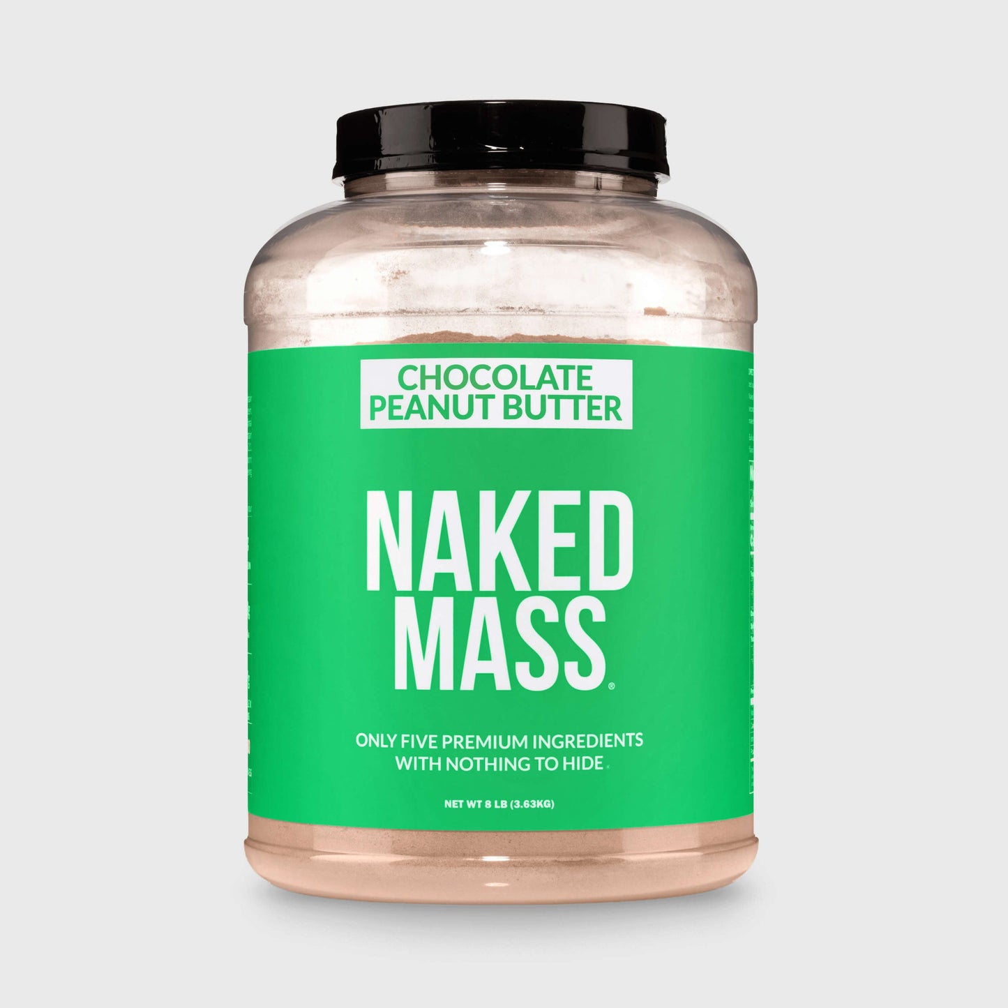 Chocolate Peanut Butter Vegan Mass Gainer Supplement - Chocolate PB (Vegan) for Easy Protein and Calorie Mixing