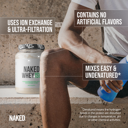 Vanilla Grass - Fed Whey Isolate Protein Powder - Vanilla with a Simple, Easy - Mix Protein Formula