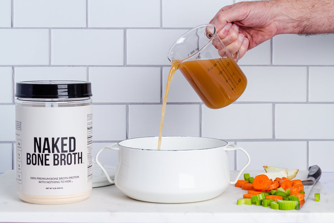 Bone Broth Protein Powder with a Simple, Easy - Mix Protein Formula