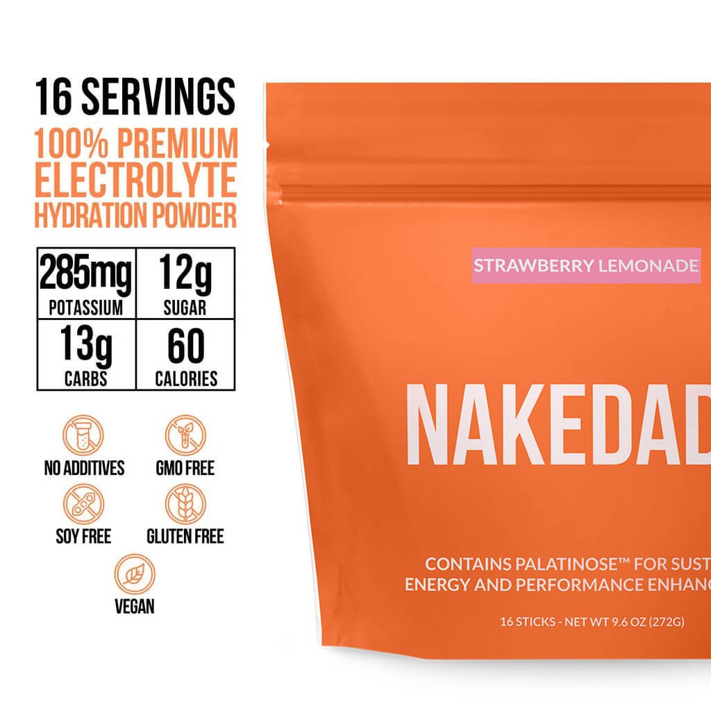 Electrolytes Powder Packets - Strawberry Lemonade - Strawberry Lemonade with an Easy - Mix Electrolyte Formula