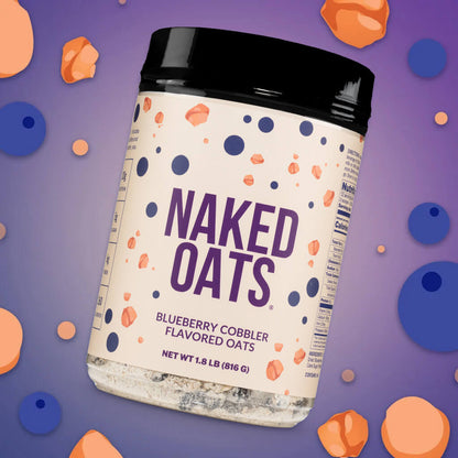 Blueberry Cobbler Protein Oats - Blueberry Cobbler for Convenient High - Protein Mornings