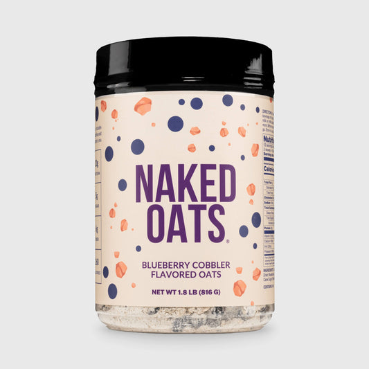 Blueberry Cobbler Protein Oats - Blueberry Cobbler for Convenient High - Protein Mornings