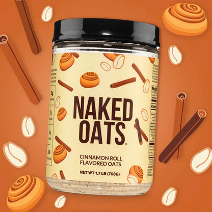 Cinnamon Roll Protein Oats - Cinnamon Roll for Convenient High - Protein Mornings