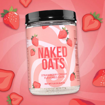 Strawberry Cream Protein Oats - Strawberry Cream for Convenient High - Protein Mornings