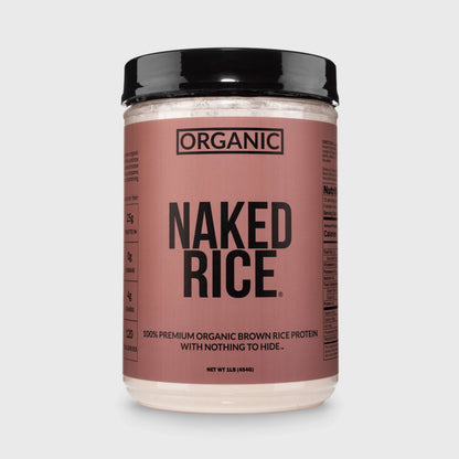 Organic Brown Rice Protein Powder 1lb - Unflavored 1LB with a Simple, Easy - Mix Protein Formula