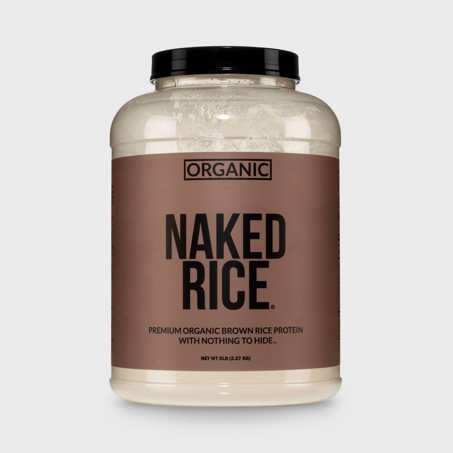 Organic Brown Rice Protein Powder - 5LB Unflavored with a Simple, Easy - Mix Protein Formula