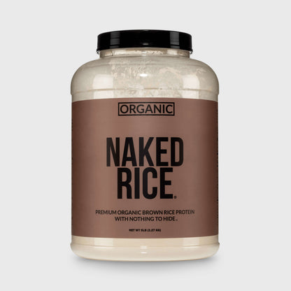 Organic Brown Rice Protein Powder - 5LB Unflavored with a Simple, Easy - Mix Protein Formula