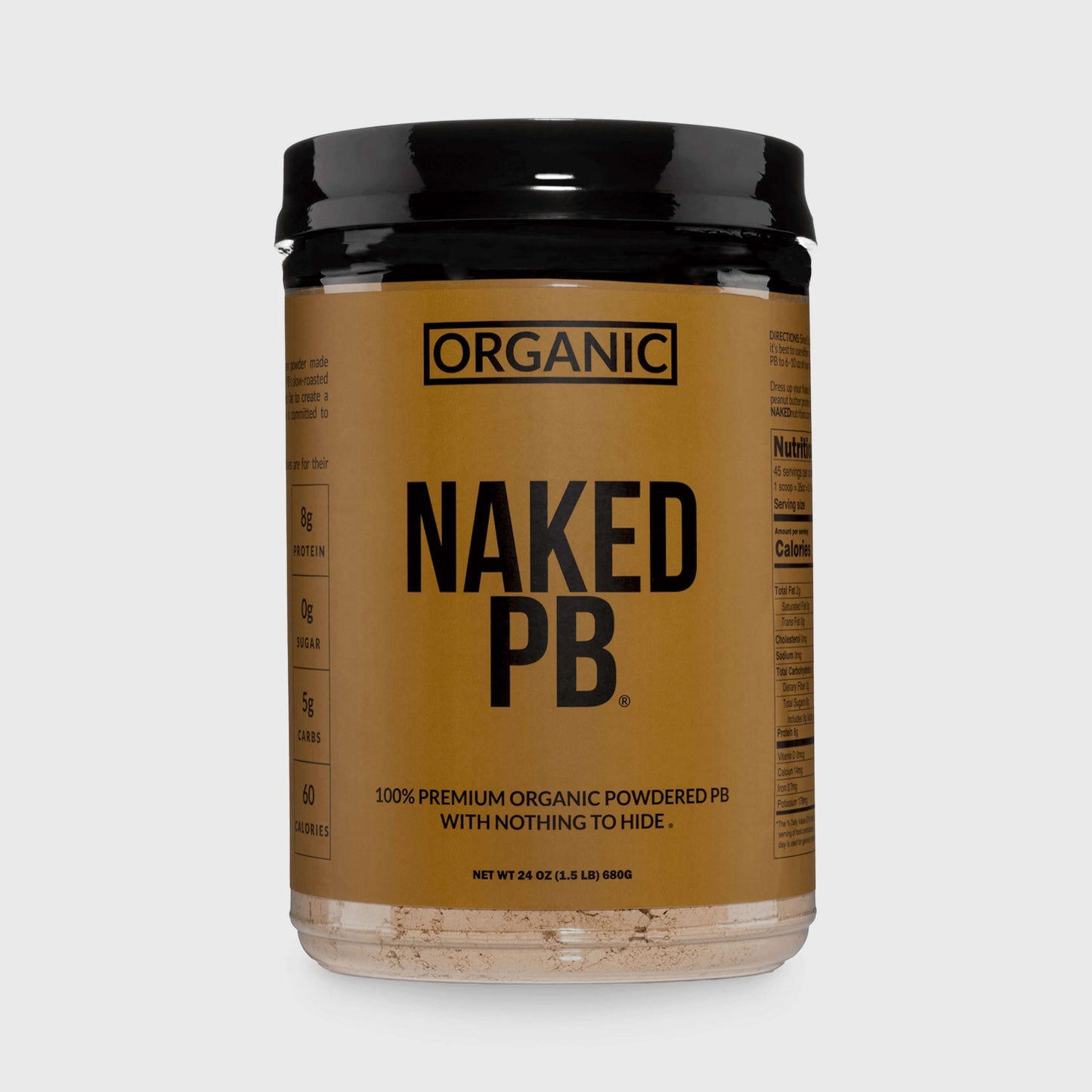 Organic Powdered Peanut Butter - Organic with a Simple, Easy - Mix Protein Formula