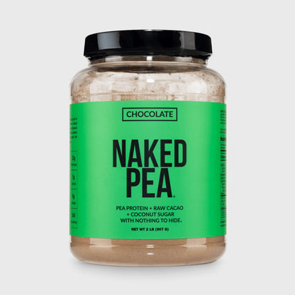 Chocolate Pea Protein Powder - Chocolate - Standard Size with a Simple, Easy - Mix Protein Formula