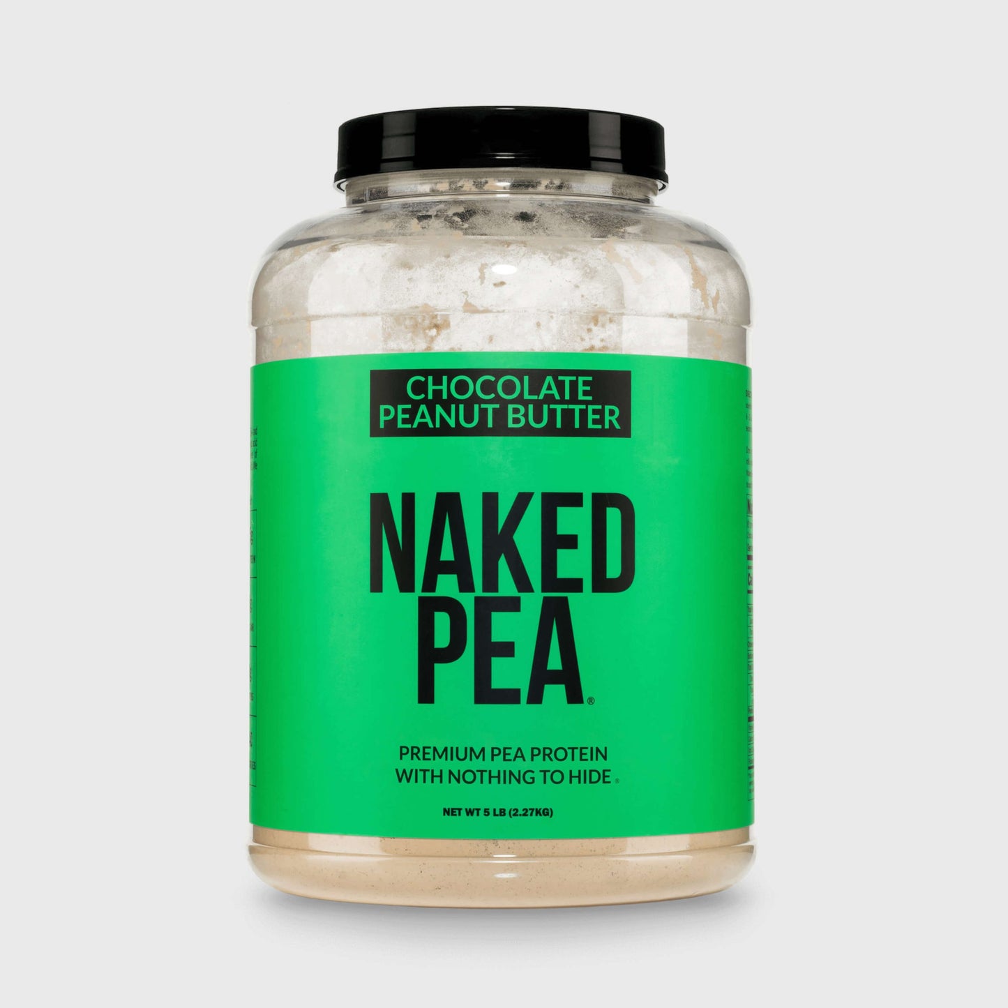 Chocolate Peanut Butter Pea Protein Powder - Chocolate PB - Chocolate Formula with a Simple, Easy - Mix Protein Formula