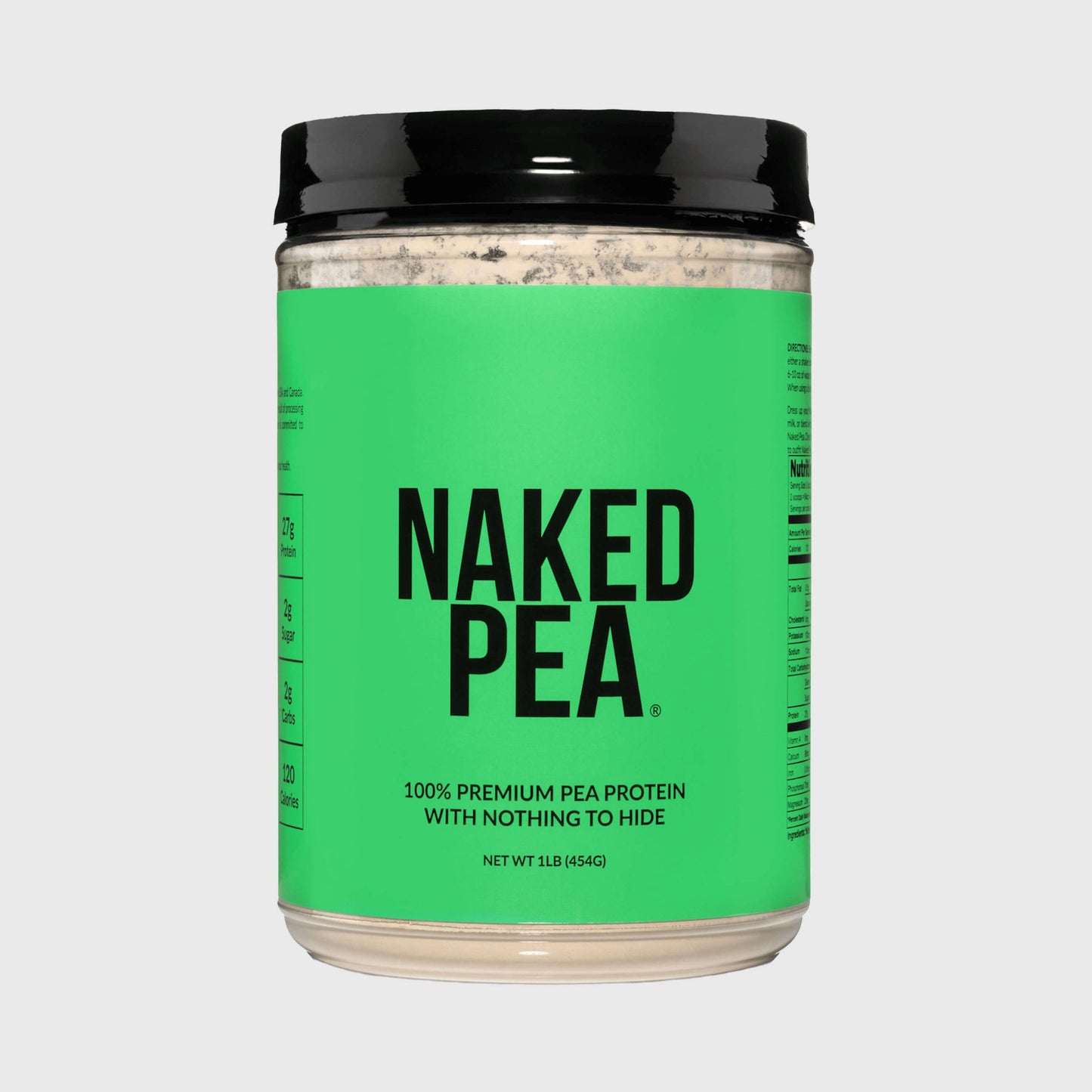 Pea Protein Powder 1lb - Unflavored with a Simple, Easy - Mix Protein Formula