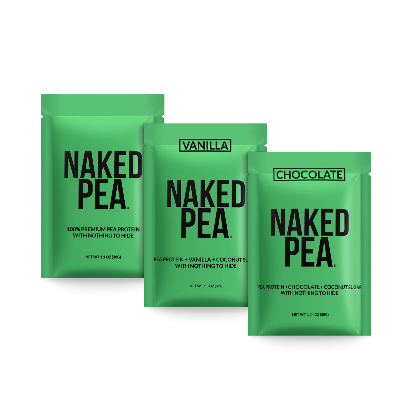 Vegan Protein Powder Sample Pack with a Simple, Easy - Mix Protein Formula