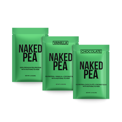 Vegan Protein Powder Sample Pack with a Simple, Easy - Mix Protein Formula