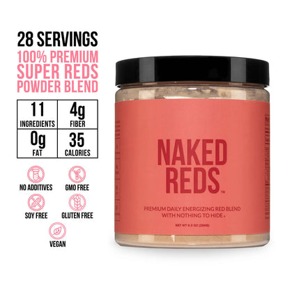 Red Fruit and Vegetable Blend Powder with a Convenient, Easy - Use Formula