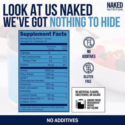 Prebiotic, Probiotic and Fiber Supplement with a Convenient, Easy - Use Formula