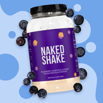 Blueberry Muffin Protein Shake - Blueberry Muffin with Protein in an Easy - to - Mix Format