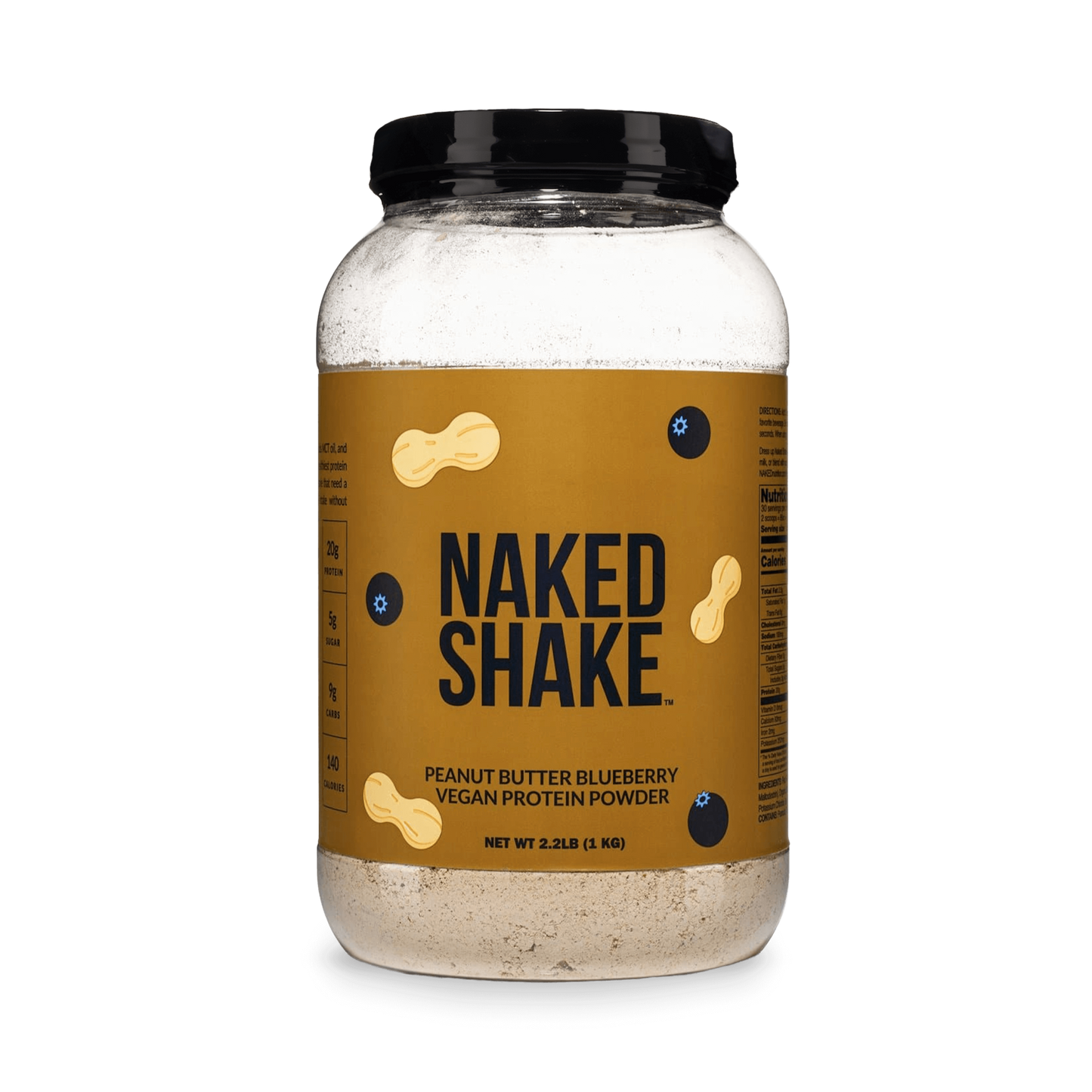 PB Blueberry Vegan Protein - PB Blueberry with a Convenient, Easy - Use Formula