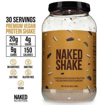 Chocolate PB Protein Shake - Chocolate Peanut Butter with Protein in an Easy - to - Mix Format