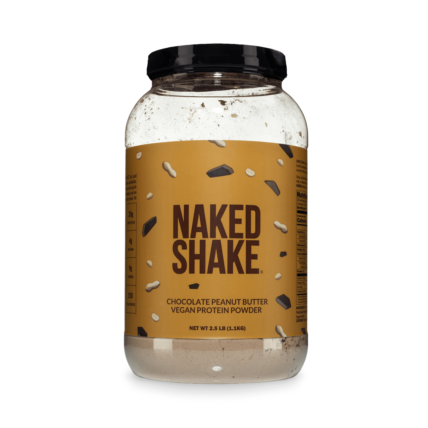 Chocolate PB Protein Shake - Chocolate Peanut Butter with Protein in an Easy - to - Mix Format