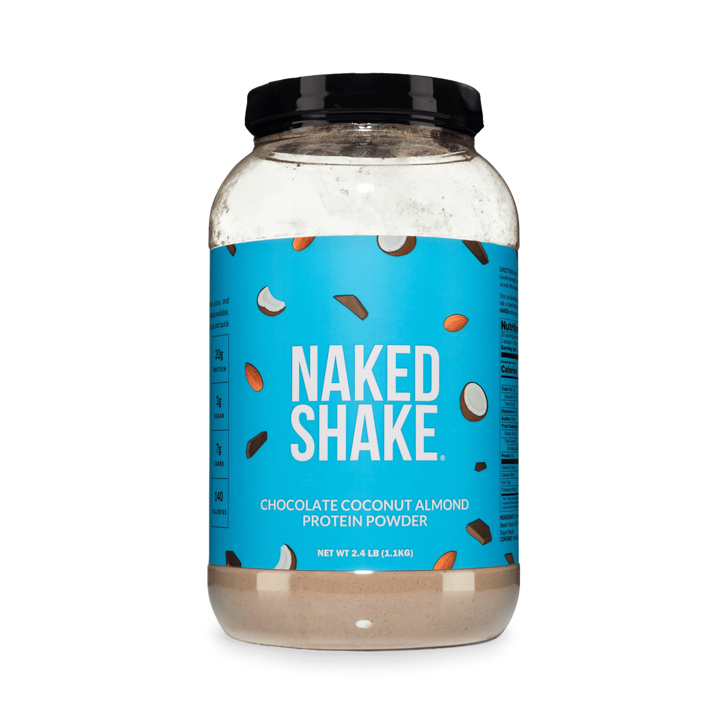 Chocolate Coconut Almond Protein Shake - Chocolate Coconut Almond with Protein in an Easy - to - Mix Format
