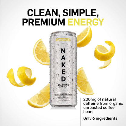 Lemonade Naked Sparkling Energy - Lemonade with Protein in an Easy - to - Mix Format