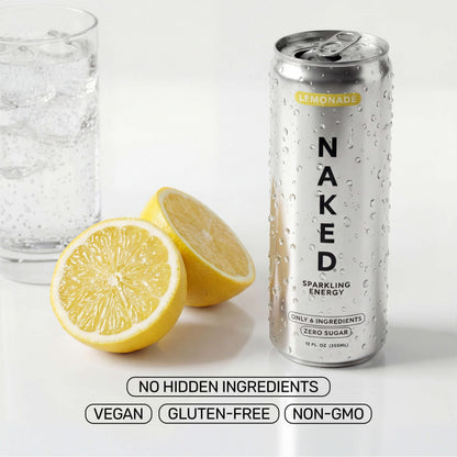 Lemonade Naked Sparkling Energy - Lemonade with Protein in an Easy - to - Mix Format