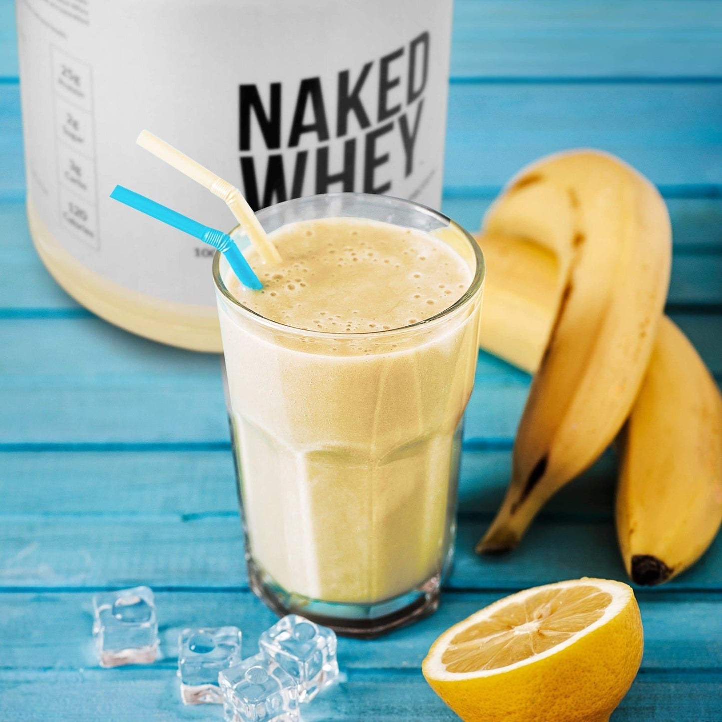 Vanilla Whey Protein Powder - Vanilla - Standard Size with a Simple, Easy - Mix Protein Formula
