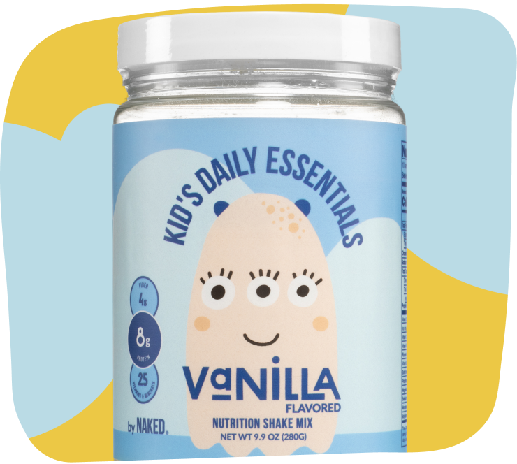 Kids Nutrition Shake - Vanilla Formula with an Easy, Family - Friendly Format