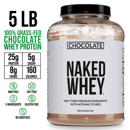 Chocolate Whey Protein Powder - Chocolate - Value Size with a Simple, Easy - Mix Protein Formula