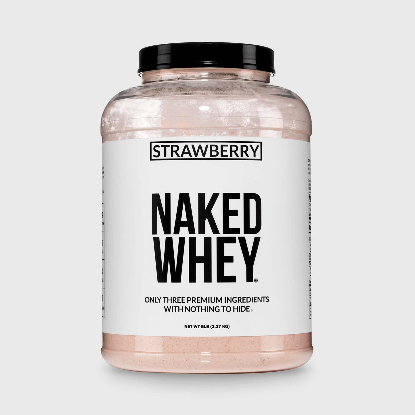 Strawberry Whey Protein Powder - Strawberry - Value Size with a Simple, Easy - Mix Protein Formula