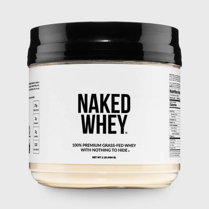 Grass Fed Whey Protein Powder - Unflavored - Compact Size with a Simple, Easy - Mix Protein Formula