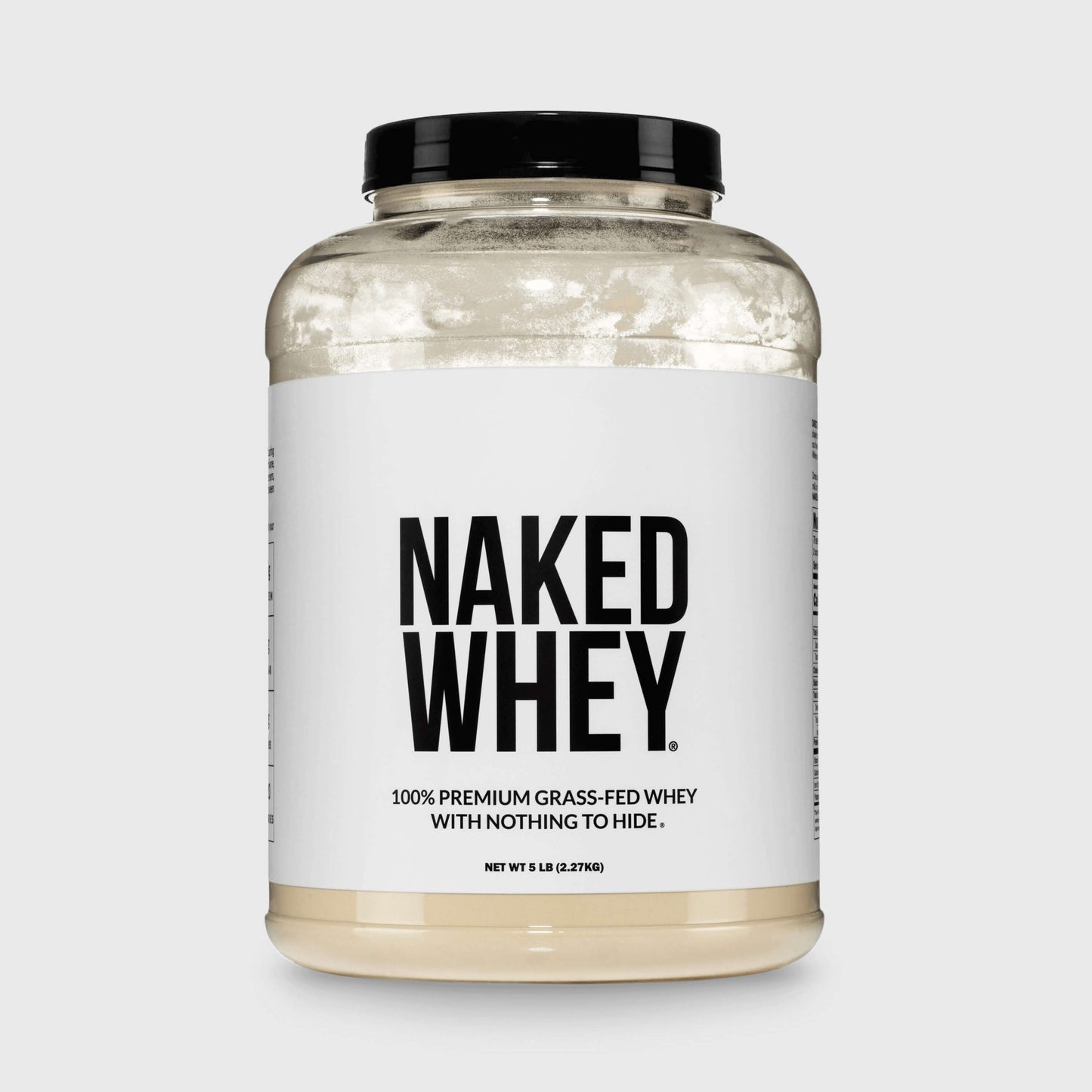 Grass Fed Whey Protein Powder - Unflavored - Bulk Size with a Simple, Easy - Mix Protein Formula