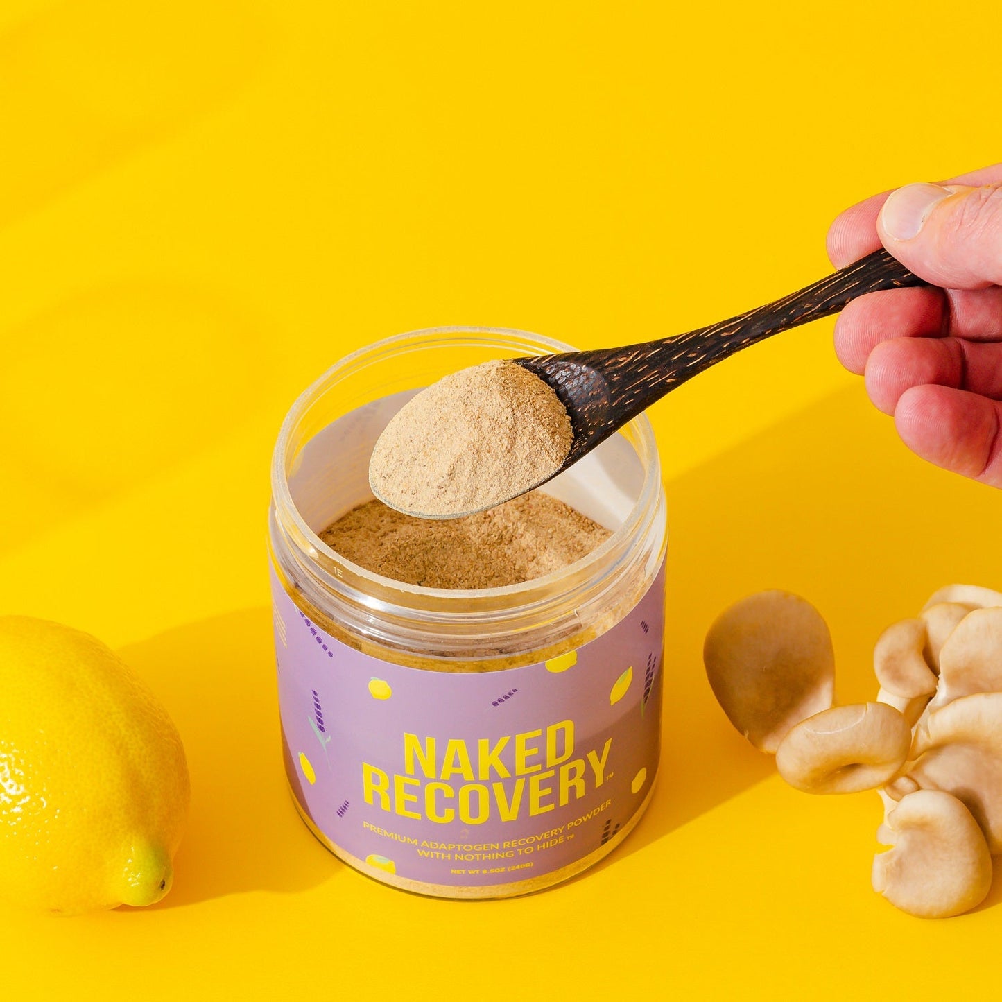 Mushroom Blend Supplement with Tart Cherry and Lemon Balm with a Convenient, Easy - Use Formula