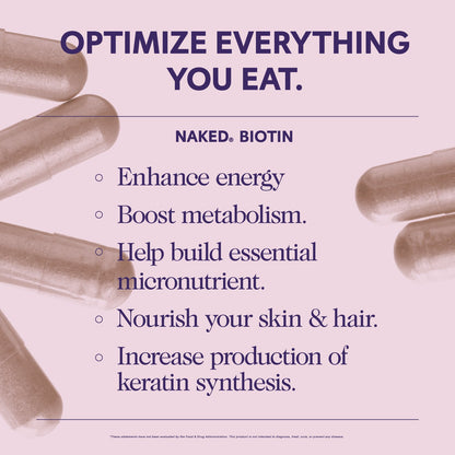 Daily Biotin Supplement - Biotin with a Convenient Daily - Use Format