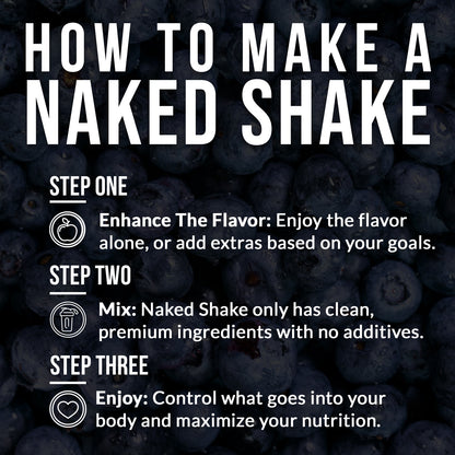 Blueberry Muffin Protein Shake - Blueberry Muffin with Protein in an Easy - to - Mix Format