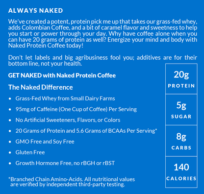 Caramel Latte Protein Iced Coffee - Caramel Latte with Coffee Flavor in an Easy - Mix Formula