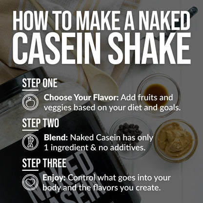 Micellar Casein Protein Powder - Unflavored - Value Size with a Simple, Easy - Mix Protein Formula