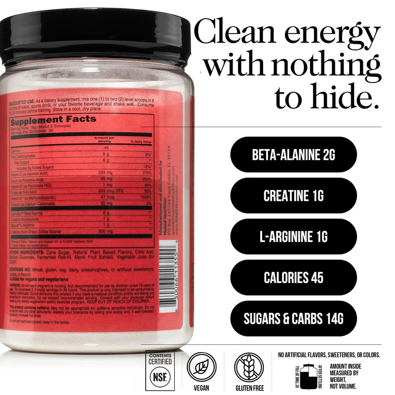 Cherry Lime Pre Workout Supplement - Cherry Lime with a Convenient Training - Day Formula