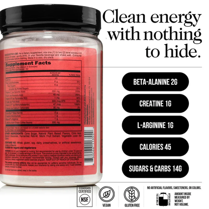 Cherry Lime Pre Workout Supplement - Cherry Lime with a Convenient Training - Day Formula
