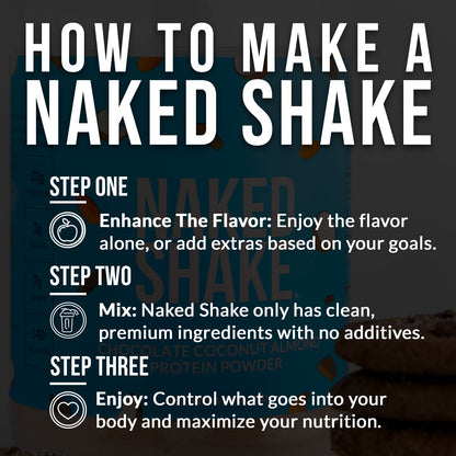 Chocolate Coconut Almond Protein Shake - Chocolate Coconut Almond with Protein in an Easy - to - Mix Format