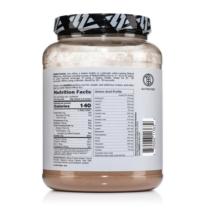 Chocolate Grass - Fed Whey Isolate Protein Powder - Chocolate with a Simple, Easy - Mix Protein Formula