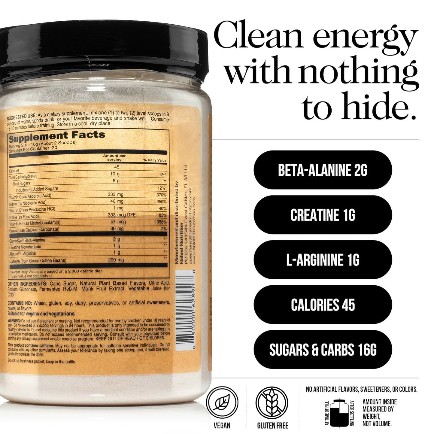 Citrus Pre Workout Supplement - Citrus with a Convenient Training - Day Formula