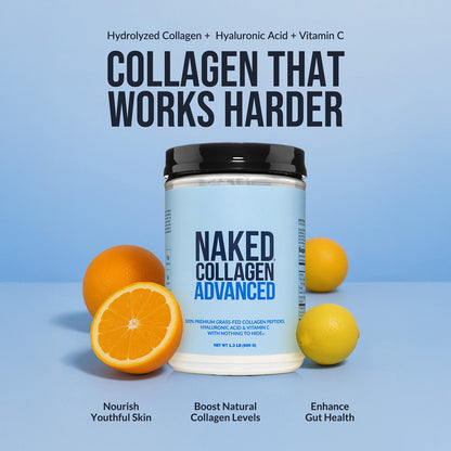 Collagen Peptides with Hyaluronic Acid - Advanced Collagen Peptides with a Simple, Versatile Collagen Formula
