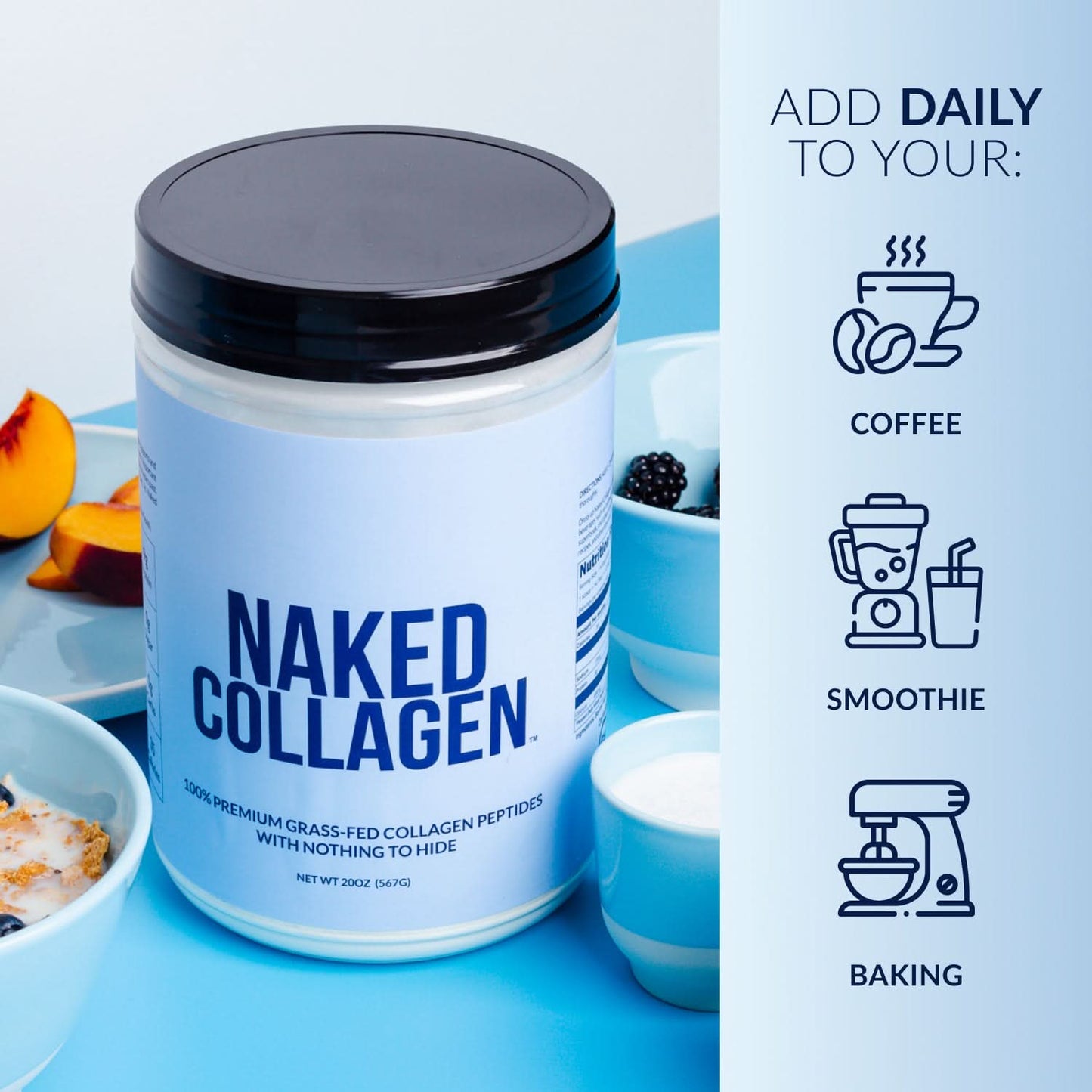 Collagen Peptides Protein Powder - Collagen Peptides with a Simple, Versatile Collagen Formula