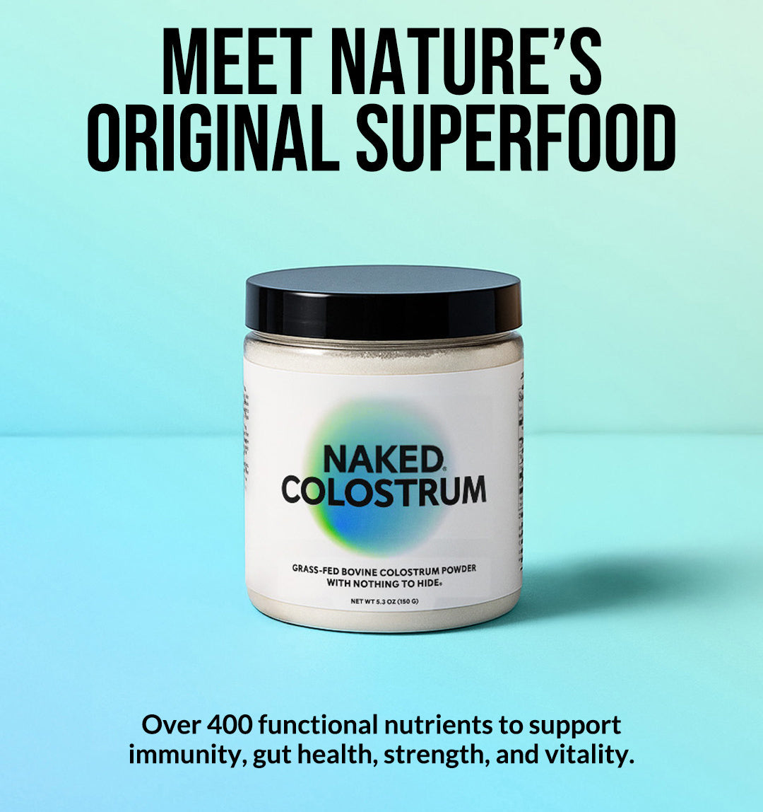 Grass - Fed Colostrum Powder - Colostrum Powder with a Simple, Versatile Collagen Formula