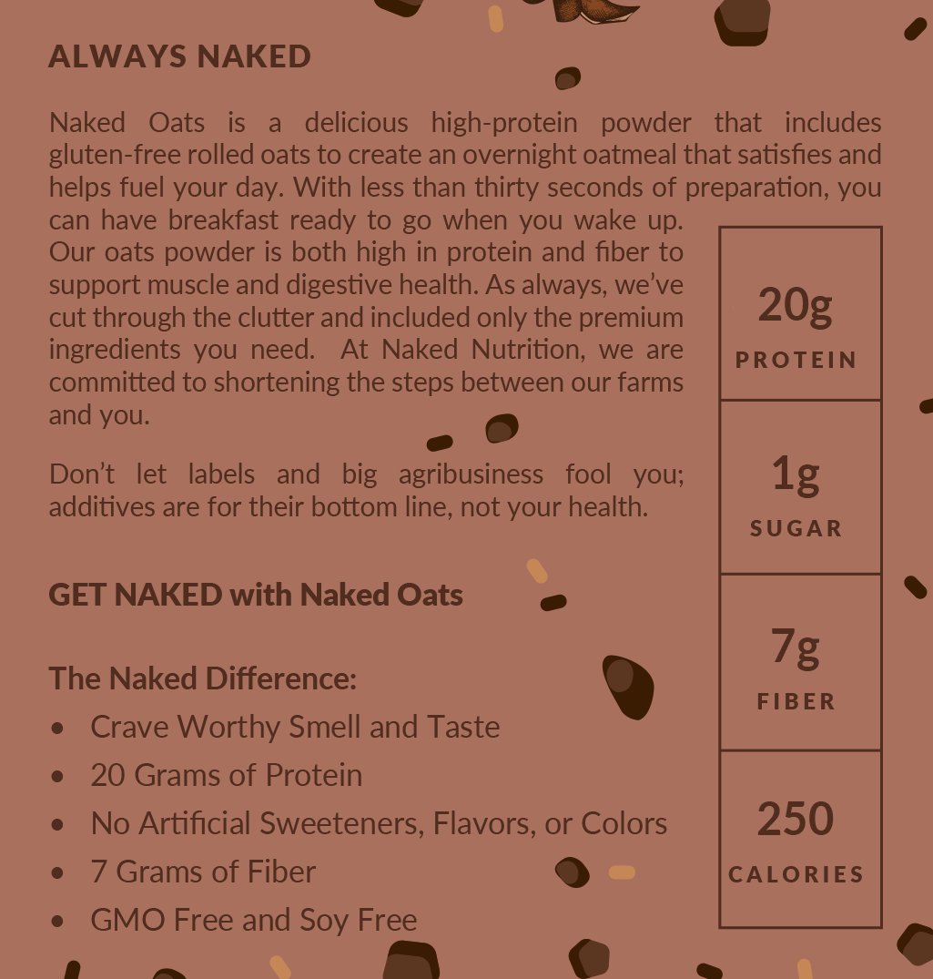 Double Chocolate Protein Oats - Double Chocolate for Convenient High - Protein Mornings